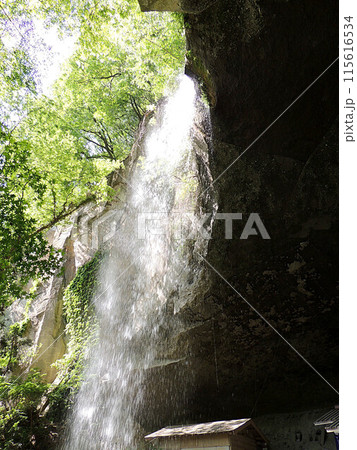 棚下不動の滝　雄滝 115616534