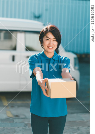 a forty-something woman a forty-something woman 115616593