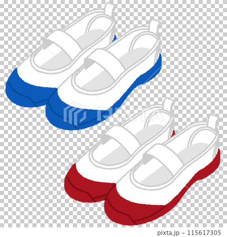 上履きのイラスト 115617305