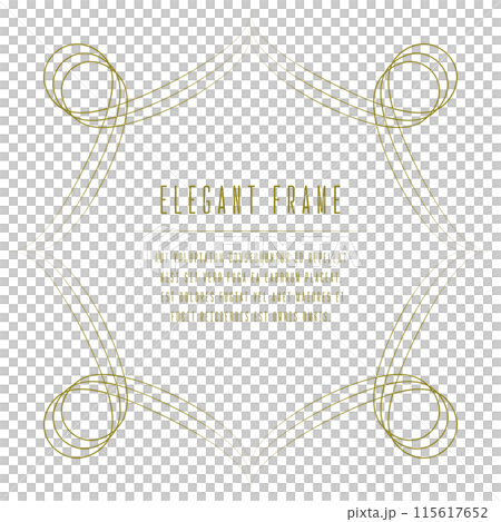 Elegant frame Elegant frame 115617652