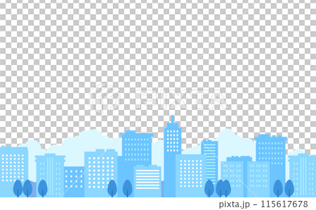 建築物林立的城市景觀插圖 115617678