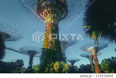 ガーデンズバイザベイ シンガポールの観光地 植物園 ガーデンズバイザベイ シンガポールの観光地 植物園 115618688