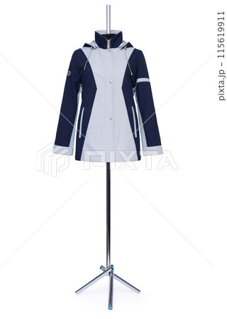 Women's and men's clothing on a mannequin Women's and men's clothing on a mannequin 115619911