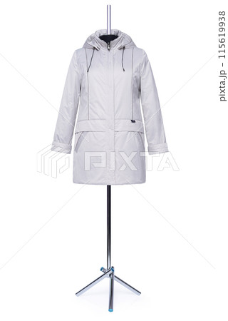 Women's and men's clothing on a mannequin 115619938