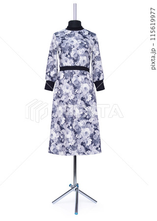Women's and men's clothing on a mannequin 115619977