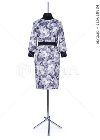 Women's and men's clothing on a mannequin Women's and men's clothing on a mannequin 115619984