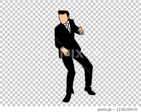 Dancing office worker 115620410