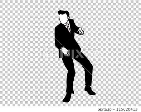 Dancing office worker 115620413