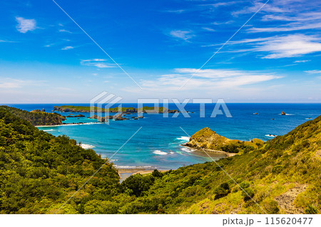 小笠原諸島・父島 中山峠展望台から望む絶景 小笠原諸島・父島 中山峠展望台から望む絶景 115620477