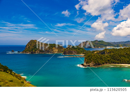 小笠原諸島・父島　中山峠展望台から望む絶景　 115620505