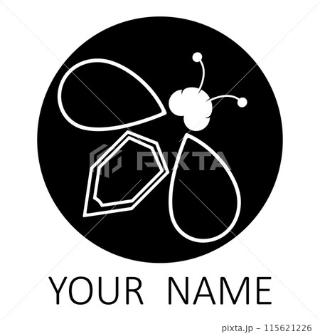 bee logo illustrations design icon bee logo illustrations design icon 115621226