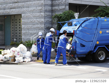 ごみ収集車 115621320