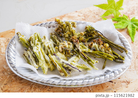 わらびの天ぷら 115621982