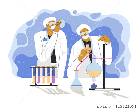 Laboratory Research and Analysis vector 115622051