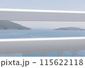 瀬戸内海の青い海と青い空 115622118