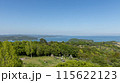 瀬戸内海の青い海と青い空 115622123