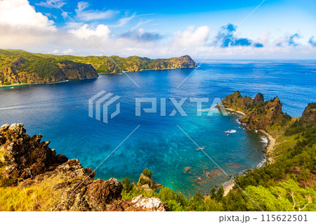 小笠原諸島・父島　長崎展望台から望む絶景　 115622501