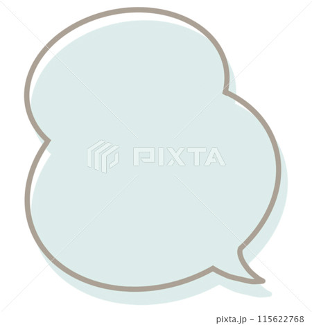 シンプルな吹き出し 115622768