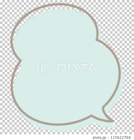 シンプルな吹き出し 115622768