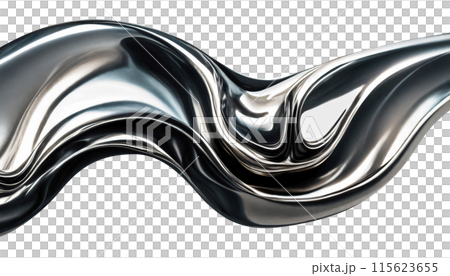 Liquid metal isolated on white. Chrome metallic fluid cut out. Liquid metal isolated on white. Chrome metallic fluid cut out. 115623655