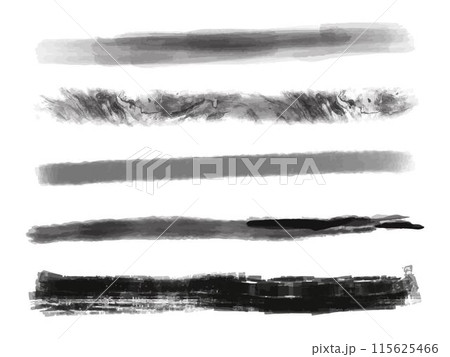 筆アート　墨　セット　複数 115625466