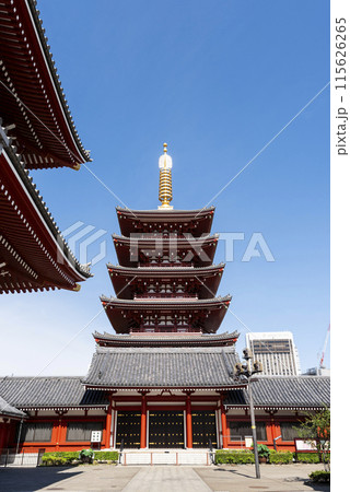 浅草寺五重塔　東京都台東区浅草 115626265