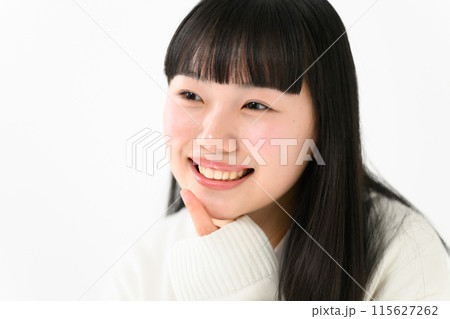 女子高生　デンタルケア　歯 115627262