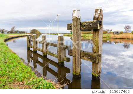 Windmill at the river Windmill at the river 115627466
