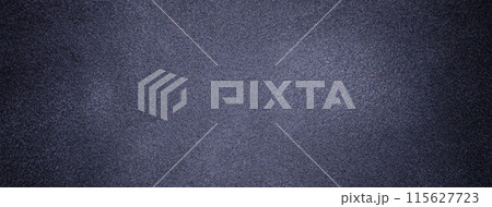 Dark gray background from felt textile material with vignette. Structure of black suede velvet fabric with texture. 115627723