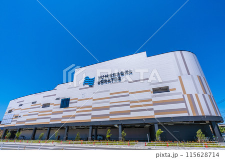 日本の横浜都市景観 横浜市営地下鉄 下飯田駅前のゆめが丘ソラトスなどを望む=10日 日本の横浜都市景観 横浜市営地下鉄 下飯田駅前のゆめが丘ソラトスなどを望む=10日 115628714