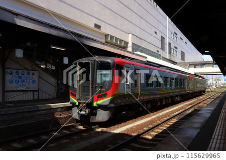 徳島駅に停車中の特急うずしお号（キハ2700系：岡山⇔徳島） 115629965