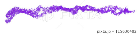 Purple pencil strokes isolated on white background. 115630482
