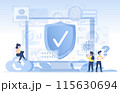 Safety and security technology. Protect personal detail and access account by enter password, fingerprint scanning, sensitive data from cyber attack and other form of online threat.  115630694