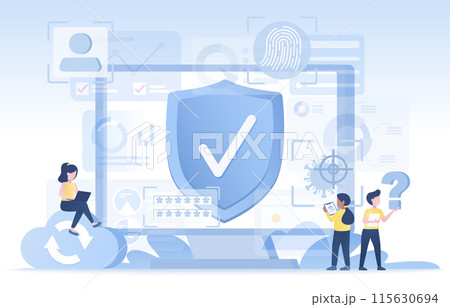 Safety and security technology. Protect personal detail and access account by enter password, fingerprint scanning, sensitive data from cyber attack and other form of online threat. Safety and security technology. Protect personal detail and access account by enter password, fingerprint scanning, sensitive data from cyber attack and other form of online threat. 115630694