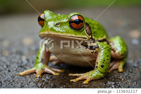 カエル 自然 生き物 115632217