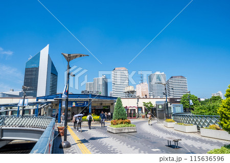 「埼玉県」JR川口駅前の風景　東口 115636596