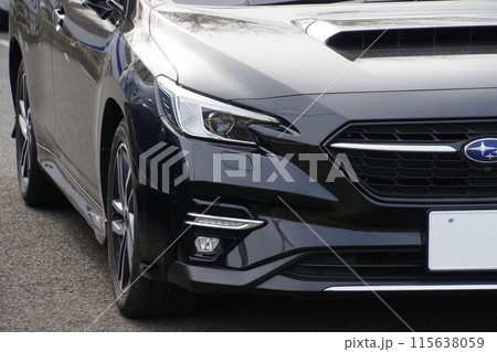 自動車イメージ　スバル2代目レヴォーグのフロントマスク 115638059
