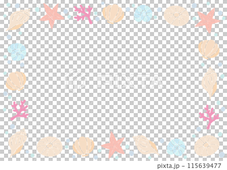 Seashell frame 115639477