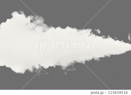 Isolated smoke PNG. White smoke texture on a transparent black background 115639516