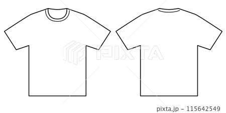 シンプルなTシャツ 115642549