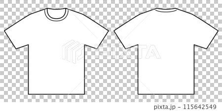 シンプルなTシャツ 115642549