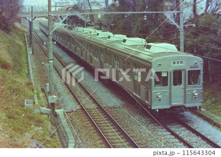 東急・8000系8022他の6両、日吉ー綱島、1979年12月29日 東急・8000系8022他の6両、日吉ー綱島、1979年12月29日 115643304