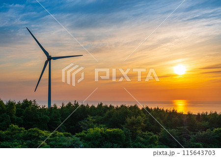 仁賀保高原(夕景) 仁賀保高原(夕景) 115643703