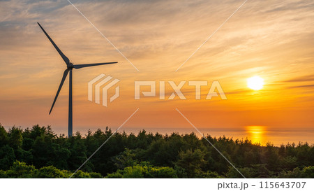仁賀保高原（夕景） 115643707