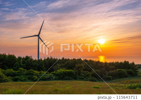 仁賀保高原(夕景) 仁賀保高原(夕景) 115643711