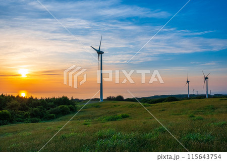 仁賀保高原(夕景) 仁賀保高原(夕景) 115643754