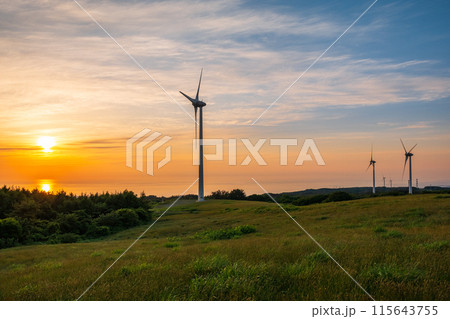 仁賀保高原(夕景) 仁賀保高原(夕景) 115643755