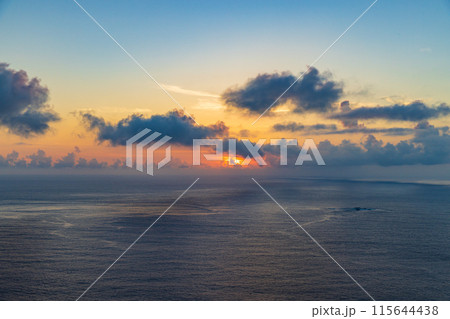 小笠原諸島・父島　中央山展望台から望む絶景　 115644438