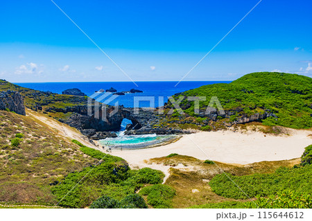 小笠原諸島・父島　南島の絶景風景 115644612