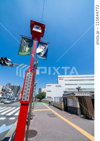 「東京都」JR巣鴨駅前の風景　豊島区 115644772